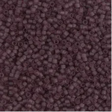 DB1264 Matte Transparent Mauve, Size 11/0 Miyuki Delica Beads, 5.2g approx.