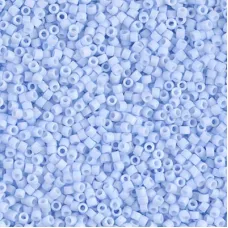 DB1517 Matted Opaque Light Sky Blue, Size 11/0 Miyuki Delica Beads, 5.2g approx.