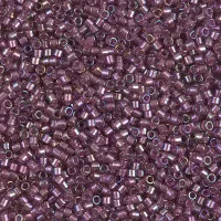 DB1757 Sparkling Orchid Lined Amethyst AB, Size 11/0 Miyuki Delica Beads, 5.2g approx.