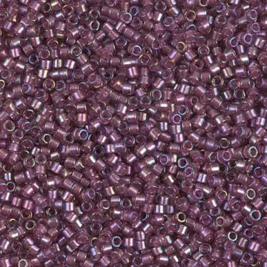 DB1757 Sparkling Orchid Lined Amethyst AB, Size 11/0 Miyuki Delica Beads, 5.2g approx. DB1757 Sparkling Orchid Lined Amethyst AB, Size 11/0 Miyuki Delica Beads, 5.2g approx.