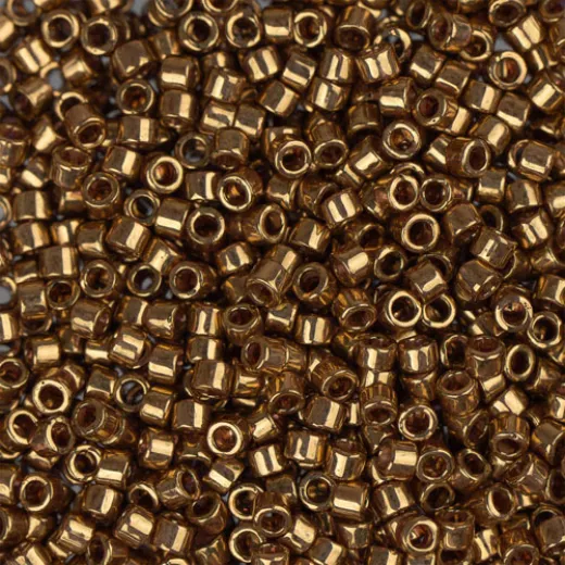 DBS0022L Metallic Light Bronze Miyuki 15/0 Miyuki Delica Beads, colour 0022L, 5.2g approx. DBS0022L Metallic Light Bronze Miyuki 15/0 Miyuki Delica Beads, colour 0022L, 5.2g approx.