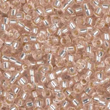 Pink Mist Silver Lined, Miyuki 11/0 Seed Beads, Colour 0023, 22 Grams
