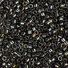 DBS0026  Metallic Black Luster Miyuki 15/0 Miyuki Delica Beads, colour 0026, 5....