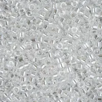DB0050 Crystal Luster, Size 11/0 Miyuki Delica Beads, 50gm bag