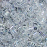DB0051 Crystal AB, Size 11/0 Miyuki Delica Beads, 5.2g approx.