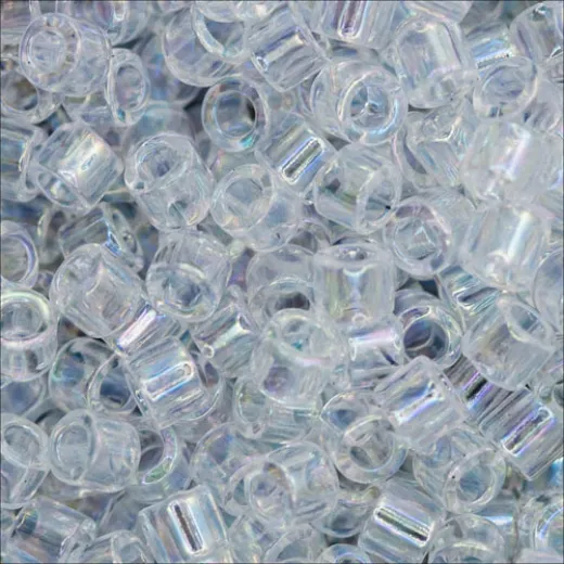 DBM0051 Miyuki  Miyuki Delica Beads Beads Crystal AB,, Size 10/0  Miyuki Delica Beads, Colour code -51 - Approx. 5.2g