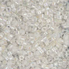 DBM0052  Miyuki Delica Beads beads - Size 10/0 Off White AB - 5.2grms
