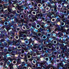 DBM0059 Lined Light Violet AB, Size 10/0  Miyuki Delica Beads, Colour code 0059 ...