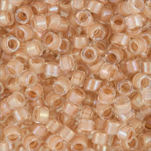 DB0069 Beige Lined Dyed, Size 11/0 Miyuki Delica Beads, 50gm bag DB0069 Beige Lined Dyed, Size 11/0 Miyuki Delica Beads, 50gm bag