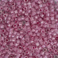 DB0072 Pale Lilac AB Lined-Dyed, Size 11/0 Miyuki Delica Beads, 5.2g approx.