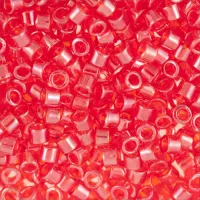 DB0098 Light Siam Transparent Luster, Size 11/0 Miyuki Delica Beads, 5.2g approx.