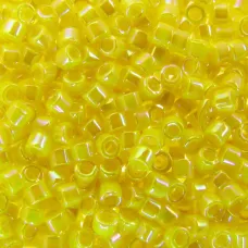 DBM0160 Yellow Opaque AB, Size 10/0  Miyuki Delica Beads, Colour code -160 - App...