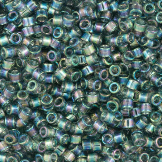 DBM0179 Light Grey Transparent AB, Size 10/0 Miyuki Delica Beads, Colour code -179 - Approx. 5.2g DBM0179 Light Grey Transparent AB, Size 10/0 Miyuki Delica Beads, Colour code -179 - Approx. 5.2g