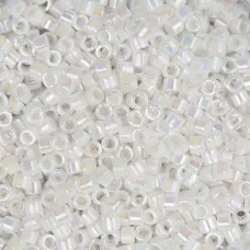 DBM0202 White Pearl Opaque AB, Size 10/0  Miyuki Delica Beads, Colour code -202 ...