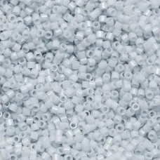 DB0209 Light Grey Opaque Luster, Size 11/0 Miyuki Delica Beads, 5.2g approx. 