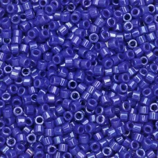 DBM0216 Cobalt Blue Opaque AB, Size 10/0  Miyuki Delica Beads, Colour code -216 ...