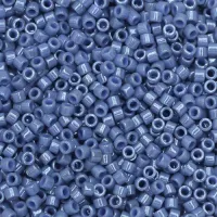 DB0266 Opaque Denim Blue Luster Miyuki 11/0 Delica Beads, 5.2g approx.