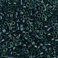 DB0275 Green Teal Lined-Dyed, Size 11/0 Miyuki Delica Beads, 5.2g approx.