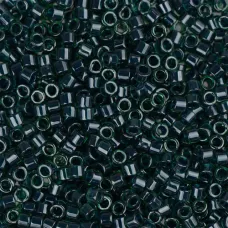 DB0275 Green Teal Lined-Dyed, Size 11/0 Miyuki Delica Beads, 5.2g approx.