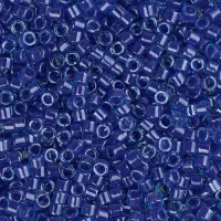 DB0285 Aqua Sapphire Lined-Dyed, Size 11/0 Miyuki Delica Beads, 5.2g approx.