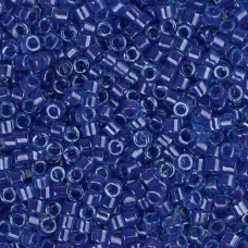 DB0285 Aqua Sapphire Lined-Dyed, Size 11/0 Miyuki Delica Beads, 5.2g approx.