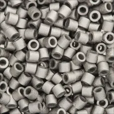 DBM0321 Silver Matte Metallic, Size 10/0  Miyuki Delica Beads, Colour 321 - Appr...