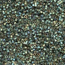 DBM0324 Green AB Matte Metallic, Size 10/0 - Approx. 5.2g, Colour 324