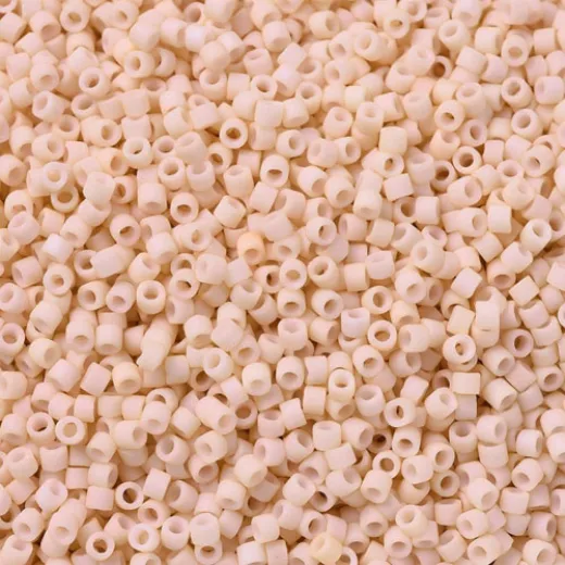 DB0354-1 Matte Light Rose Size 11/0 Miyuki Delica Beads, 5.2g approx. DB0354-1 Matte Light Rose Size 11/0 Miyuki Delica Beads, 5.2g approx.