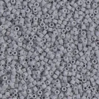 DB0357-1 Matte Light Grey Size 11/0 Miyuki Delica Beads, 5.2g approx.