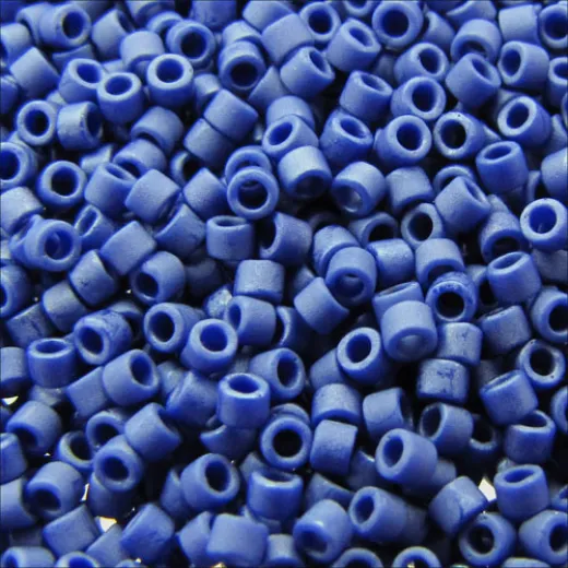 DB0377 Dark Grey-Blue Metallic, Size 11/0 Miyuki Delica Beads, 50gm bag