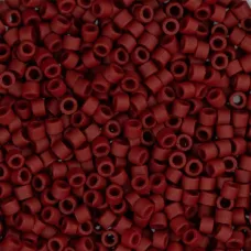 DBS0378 Matte Metallic Dark Maroon Miyuki 15/0 Miyuki Delica Beads, colour 0378,...
