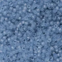DB0381 Matte Transparent Grey Luster, Size 11/0 Miyuki Delica Beads, 5.2g approx.
