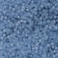 DB0381 Matte Transparent Grey Luster, Size 11/0 Miyuki Delica Beads, 5.2g approx...