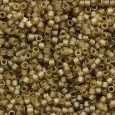 DB0384 Matte Transparent Smokey Quartz, Size 11/0 Miyuki Delica Beads, 5.2g appr...