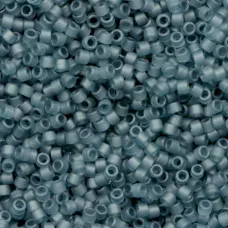 DB0387-1 Matte Transparent Montana, Size 11/0 Miyuki Delica Beads, 5.2g approx.
