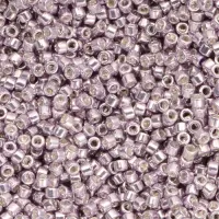 DB0429 Galvanised Pale Lavender Dyed, Size 11/0 Miyuki Delica Beads, 5.2g approx.
