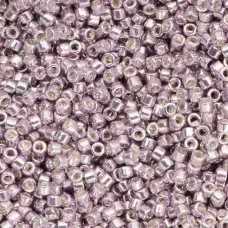 DB0429 Galvanised Pale Lavender Dyed, Size 11/0 Miyuki Delica Beads, 50g approx.