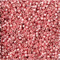 DB0435 Pink Blush Opaque Galvanized-Dyed, Size 11/0 Miyuki Delica Beads, 5.2g approx.
