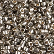 DB0436 Pewter Opaque Galvanized-Dyed, Size 11/0 Miyuki Delica Beads, 5.2g approx...