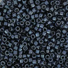 DB0453 Dark Gunmetal Opaque Nickel Plated Dyed, Size 11/0 Miyuki Delica Beads, 5...
