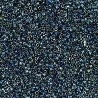 DB0514 Metallic Midnight Blue Iris, Size 11/0 Miyuki Delica Beads, 5.2g approx.