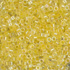 DBM0053 Pale Yellow Lined-Dyed, Size 10/0  Miyuki Delica Beads, Colour code -53 ...