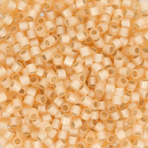 DB0621 Beige Alabaster Silver Lined Dyed Miyuki 11/0 Miyuki Delica Beads, 5.2g approx. DB0621 Beige Alabaster Silver Lined Dyed Miyuki 11/0 Miyuki Delica Beads, 5.2g approx.