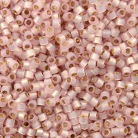 DBM0624 Light Rose Alabaster/Opal Silver Lined-Dyed, Size 10/0  Miyuki Delica Beads, Colour 624 - Approx. 5.2g