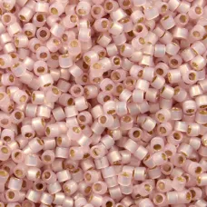 DBM0624 Light Rose Alabaster/Opal Silver Lined-Dyed, Size 10/0  Miyuki Delica Be...