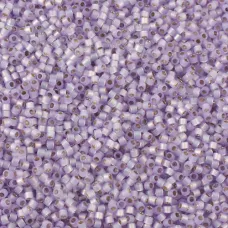 DBM0629 Lilac Alabaster/Opal Silver Lined-Dyed, Size 10/0  Miyuki Delica Beads, ...