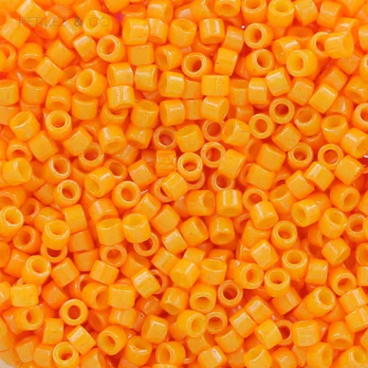 DB0651 Squash Dyed, Size 11/0 Miyuki Delica Beads, 5.2g approx. DB0651 Squash Dyed, Size 11/0 Miyuki Delica Beads, 5.2g approx.