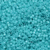 DB0658 Turquoise Green Dyed, Size 11/0 Miyuki Delica Beads, 5.2g approx.