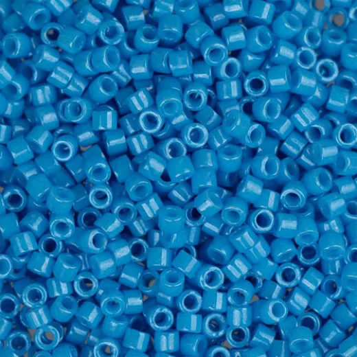 DB0659 Dark Turquoise Blue Dyed, Size 11/0 Miyuki Delica Beads, 5.2g approx. DB0659 Dark Turquoise Blue Dyed, Size 11/0 Miyuki Delica Beads, 5.2g approx.