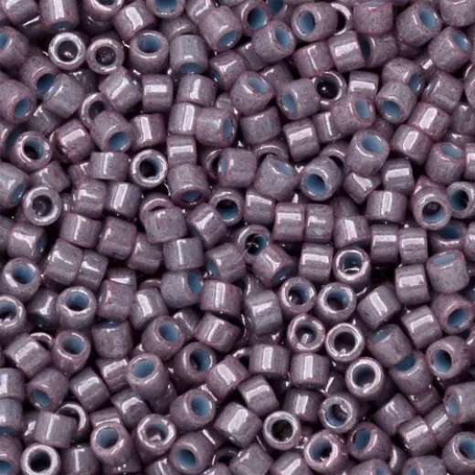 DB0662 Dark Mauve Opaque Dyed, Size 11/0 Miyuki Delica Beads, 5.2g approx. DB0662 Dark Mauve Opaque Dyed, Size 11/0 Miyuki Delica Beads, 5.2g approx.